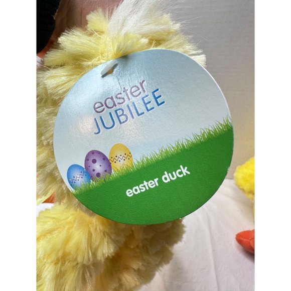 Kmart Easter Jubilee Yellow Easter Duck Plush Stuffed Animal Toy Basket Kids - Picture 3 of 4
